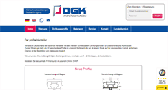 Desktop Screenshot of dgk-gmbh.com